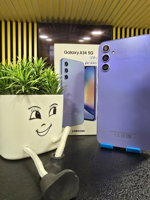 Samsung A34, 128гб, Kaspi 0-0-12