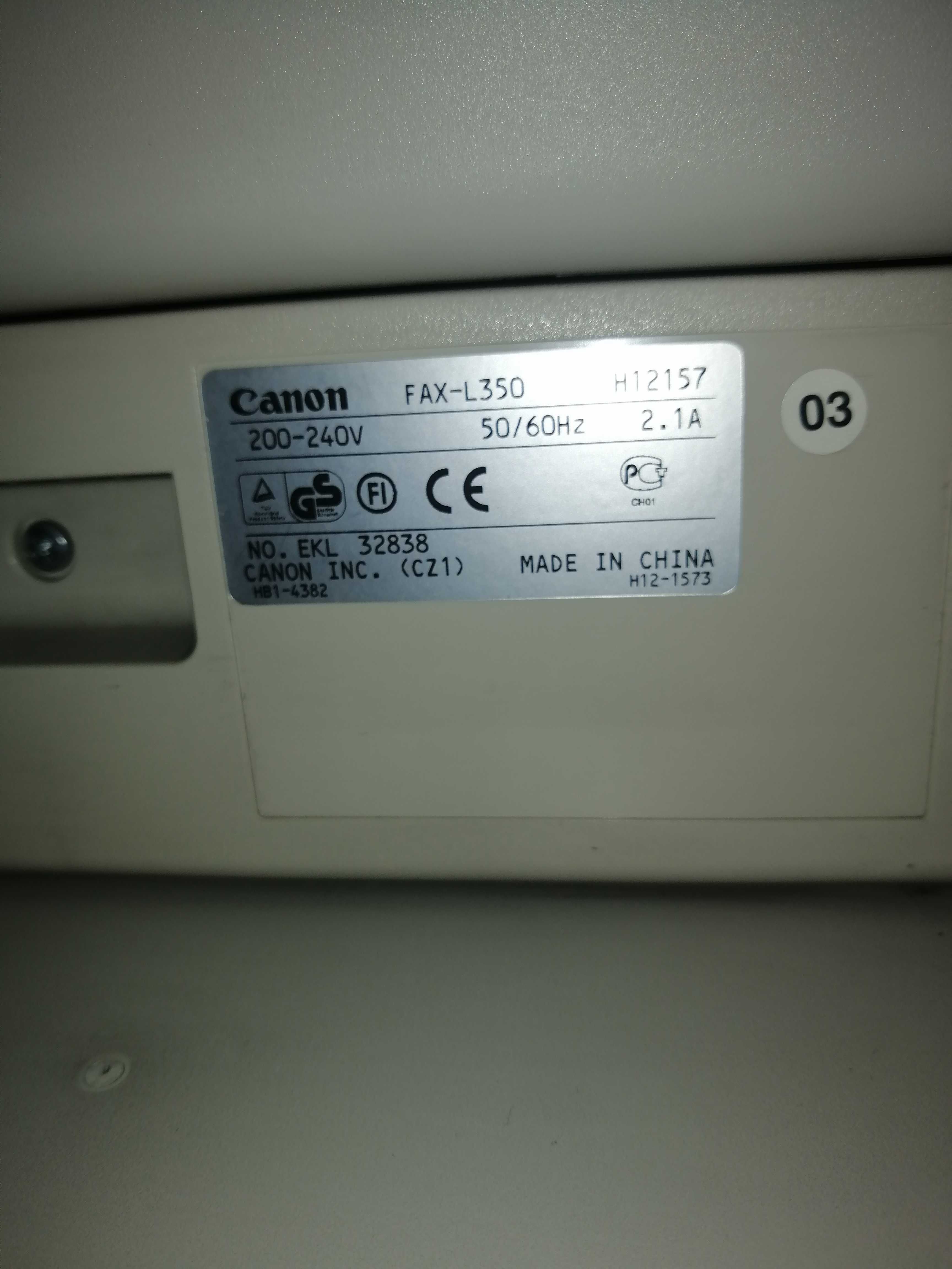 Imprimanta fax multifuncțională Canon fax L 350