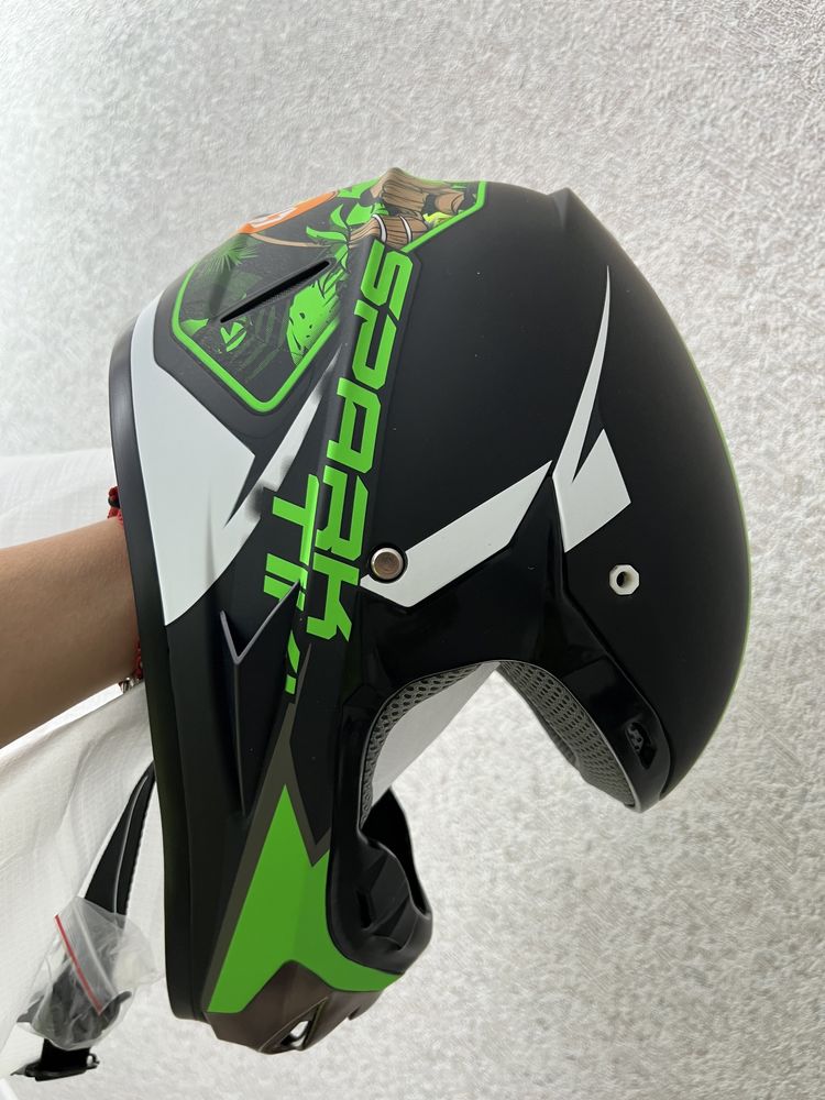 Продам мотошлем шлем для мотокросса с очками эндуро fullface