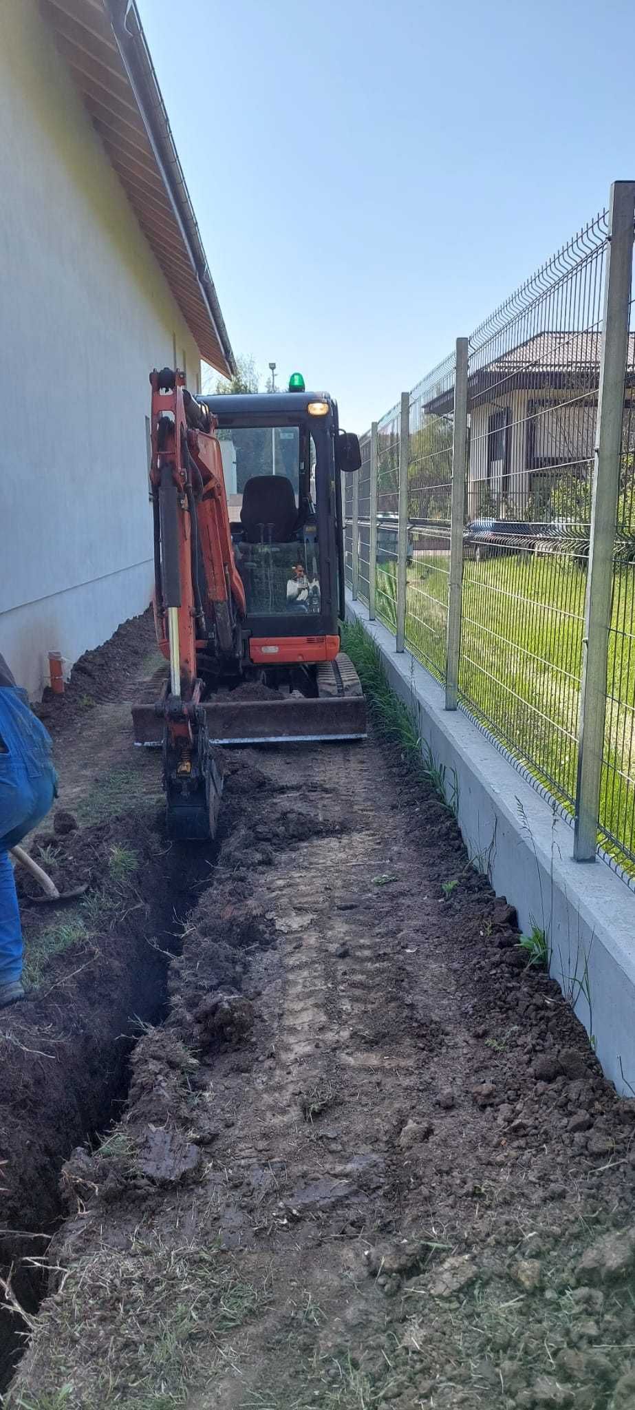 Inchiriere miniexcavator Voluntari, transport inclus