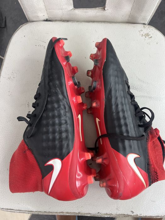 Nike Magista Obra II FG Fire - Black / White / University Red