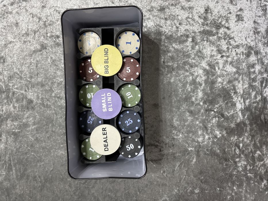 Чипове за покер.