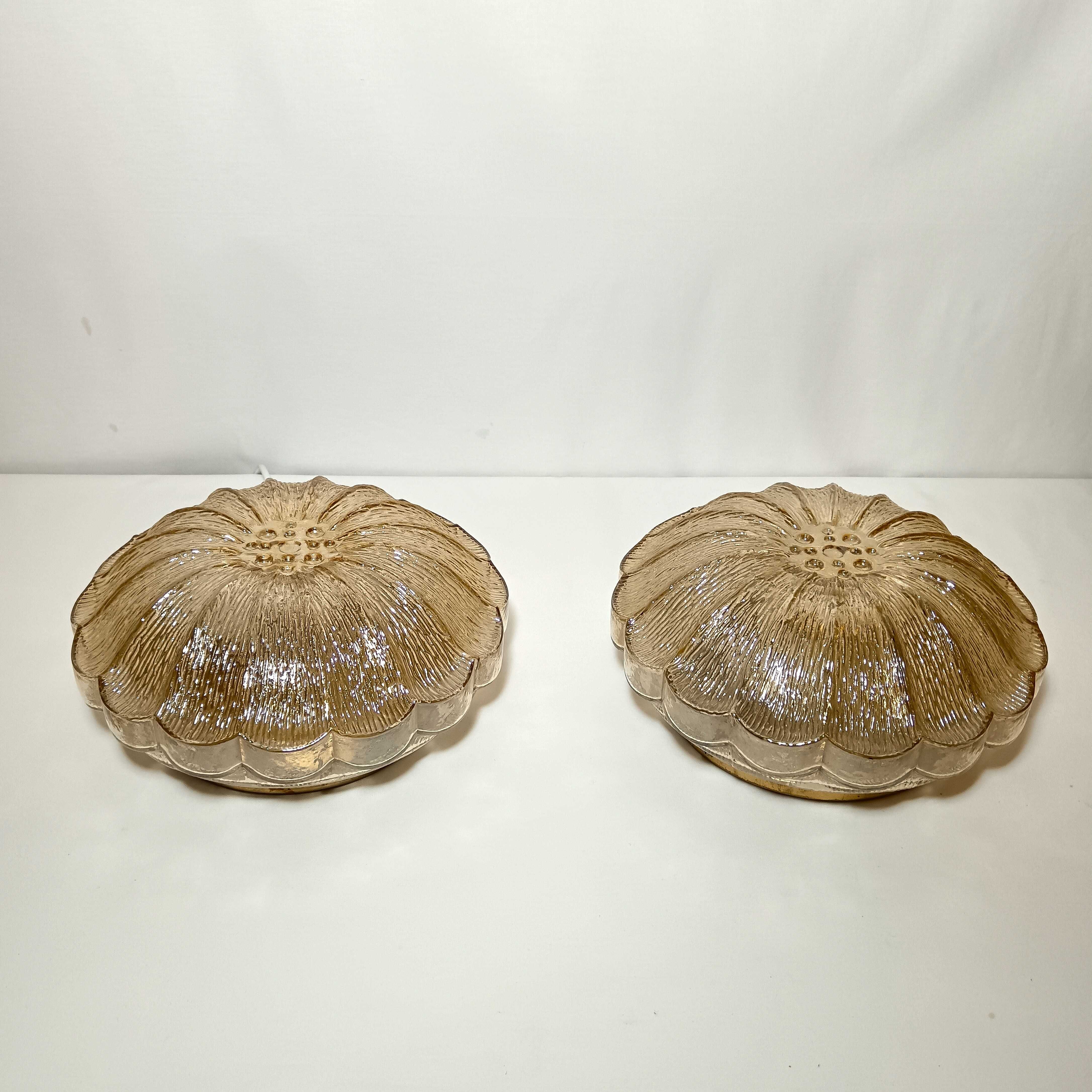 Set plafoniere aplice, Art Deco, stil Limburg, vintage