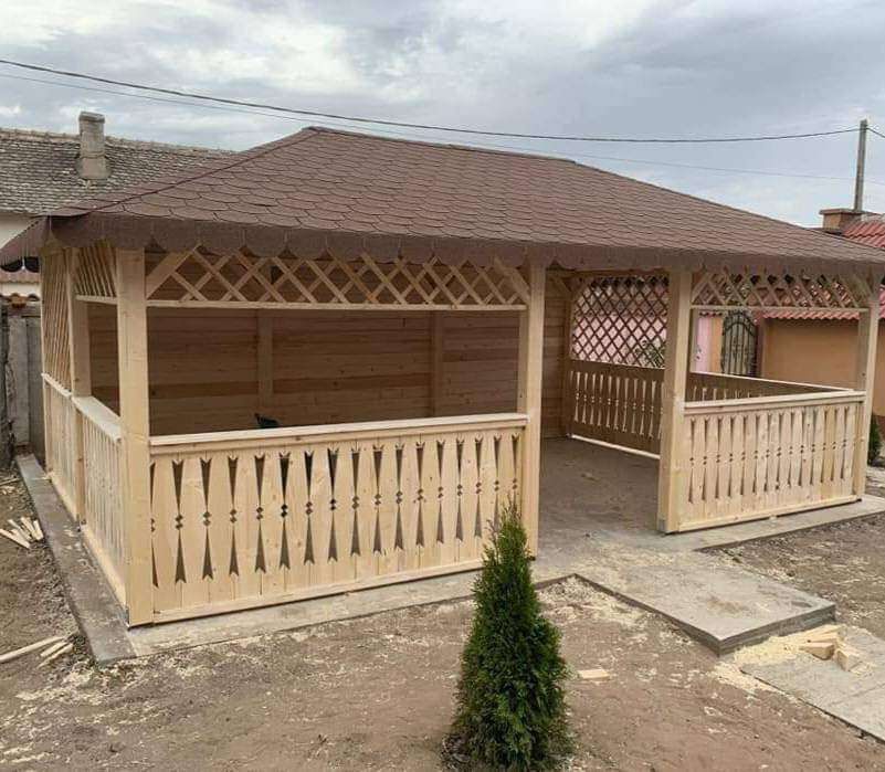 Construcții foișoare terase pergole gărdulețe din lemn 
Suntem o echip