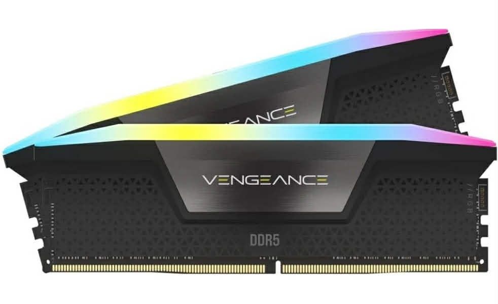 РАМ Памет  Corsair Vengeance RGB DDR5 32GB (2x16GB) 6000MHz UDIMM

Хар
