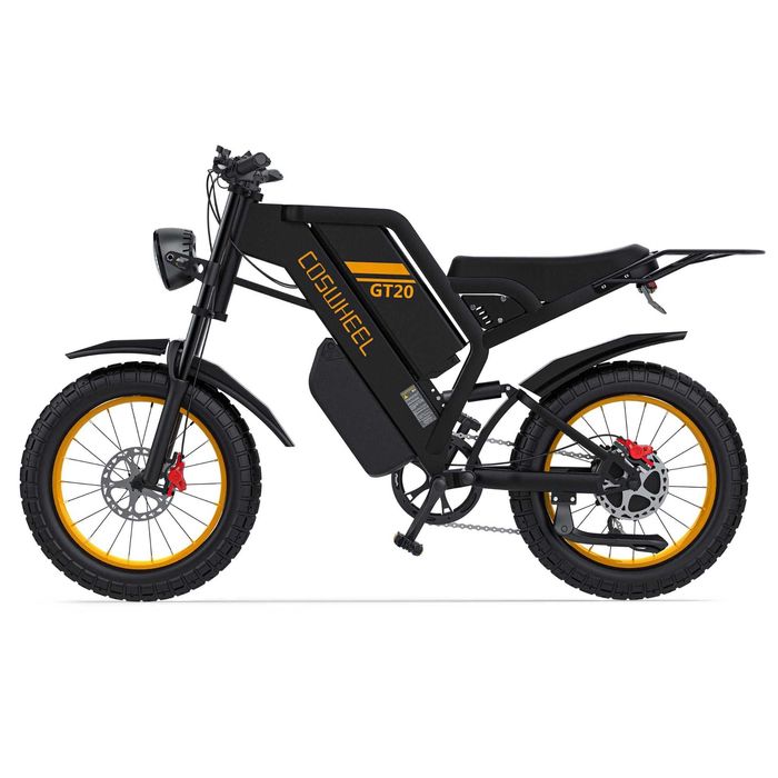 Coswheel GT20 MAX – Електрически Мото Стил Велосипед 60V, 2000W, 40Ah