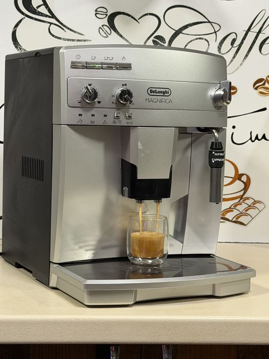 Кафемашина кафе автомат delonghi magnifica с гаранция