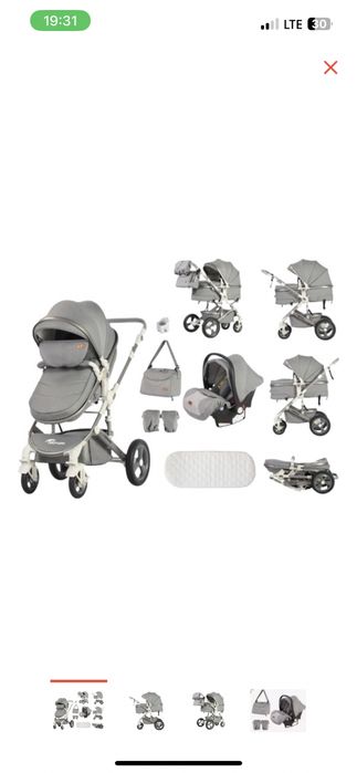 Коляска новая 3в1!