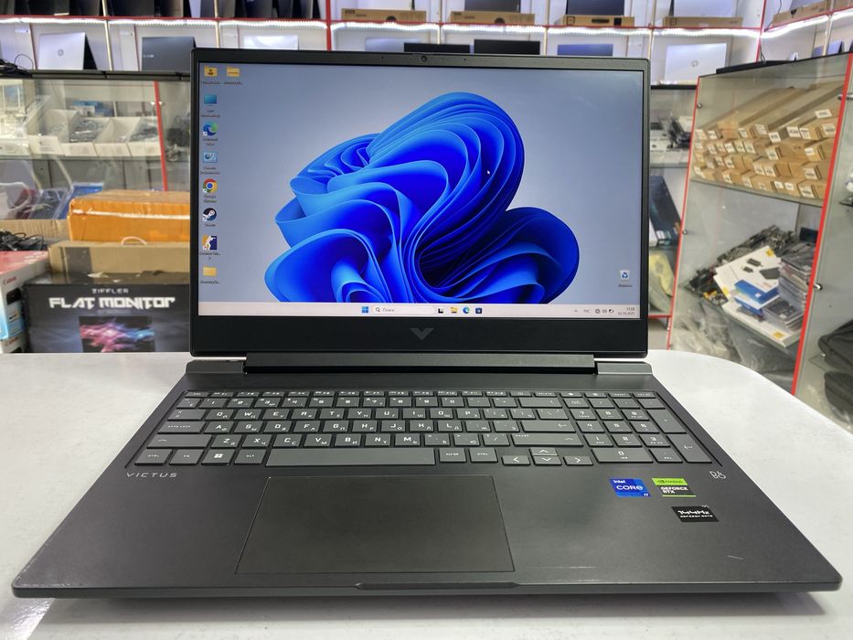 Hp victus core i7 eng oxirgi pakalena RTX4060 8gb vidyokartalik