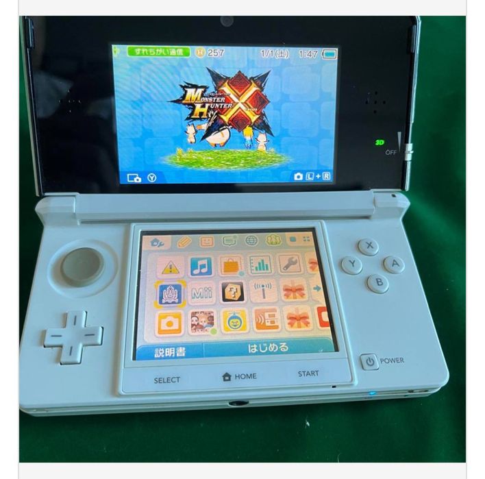 Nintendo 3DS (Белый) — Полный комплект, взлом, 64GB карта