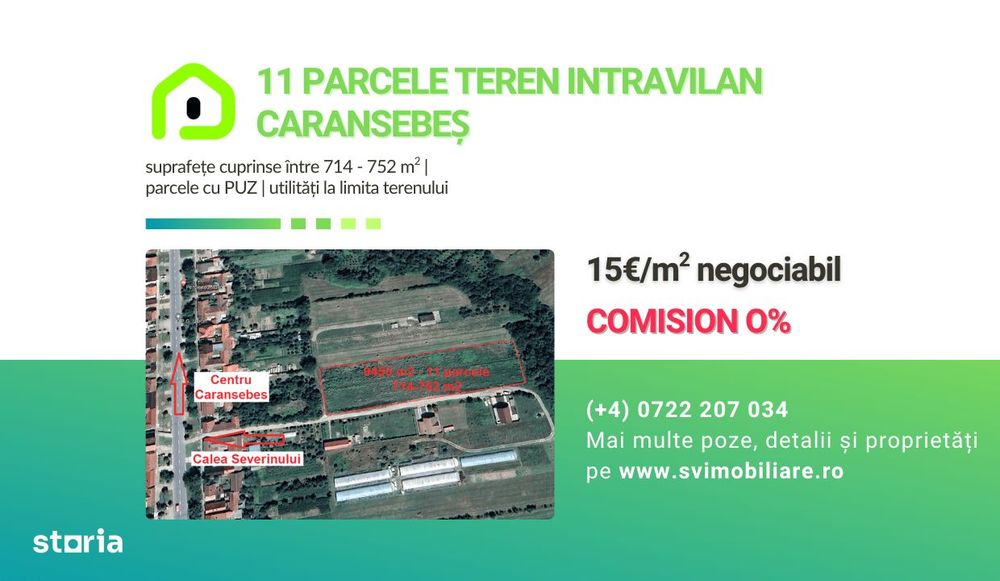 Comision 0 - Parcele de teren intravilan pe str.Godeanu in Caransebes