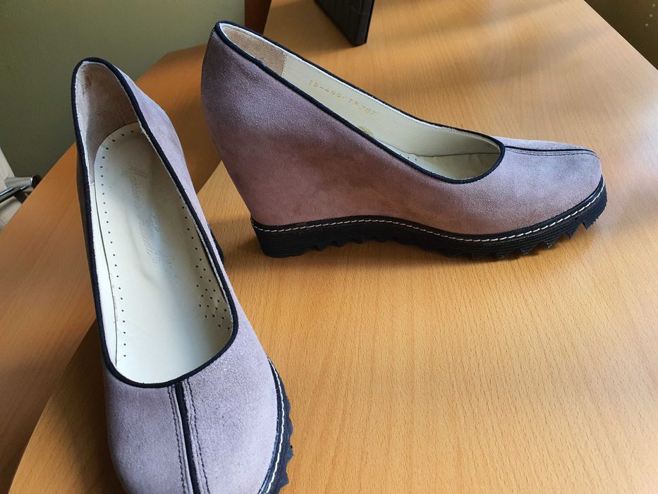 Дамски обувки Масимо Зарди велурени, номер 37, нови