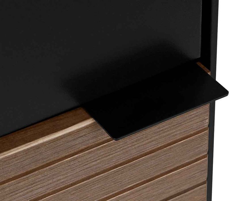 Set living din MDF și lemn (comoda tv + vitrina)