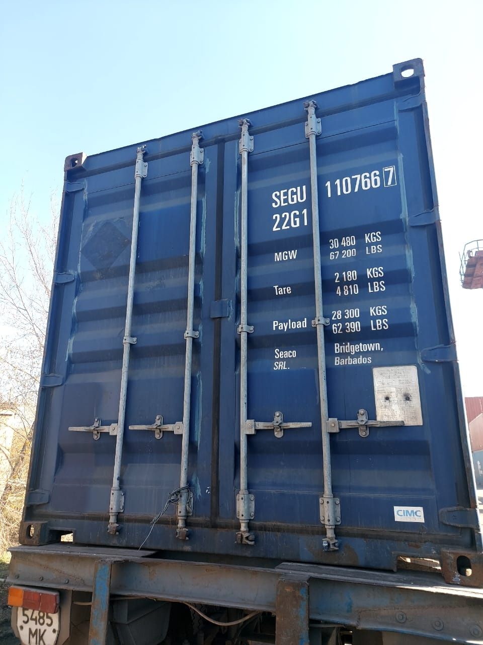 Продаю контейнеры 40-футовые морские в Астане, Караганде, Темиртау  .