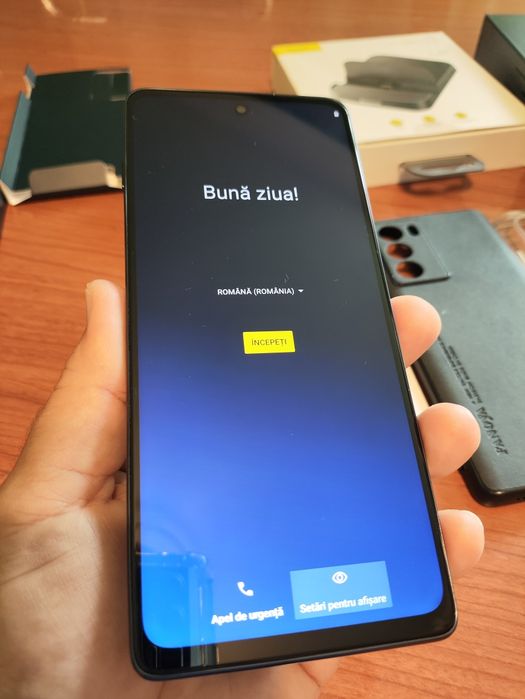 Moto G200 5G Blue - ecran mare, ideal pentru Uber/Bolt
