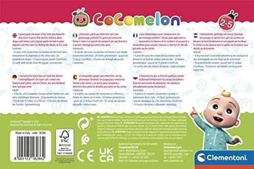 Нов детски Образователен комплект Cocomelon с пъзел и карти за учене