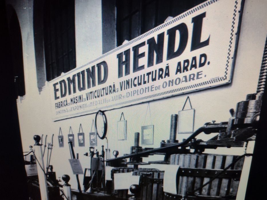 Presă struguri fabricată în Arad