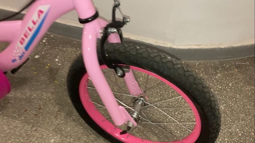 Bicicleta Roz 16'' pentru Copii - BMX