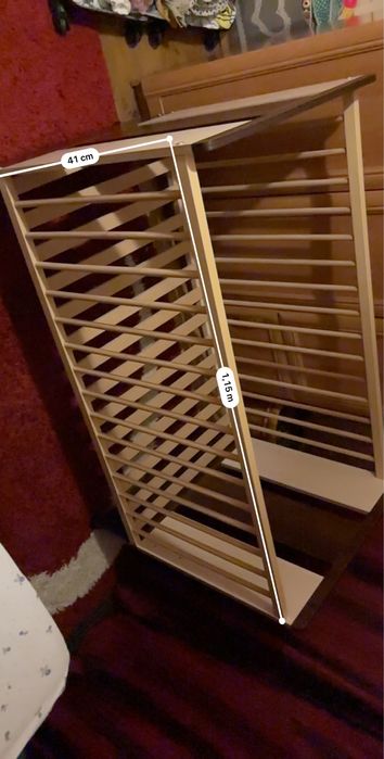 De vânzare: pătuț 120x60 cm cu saltea