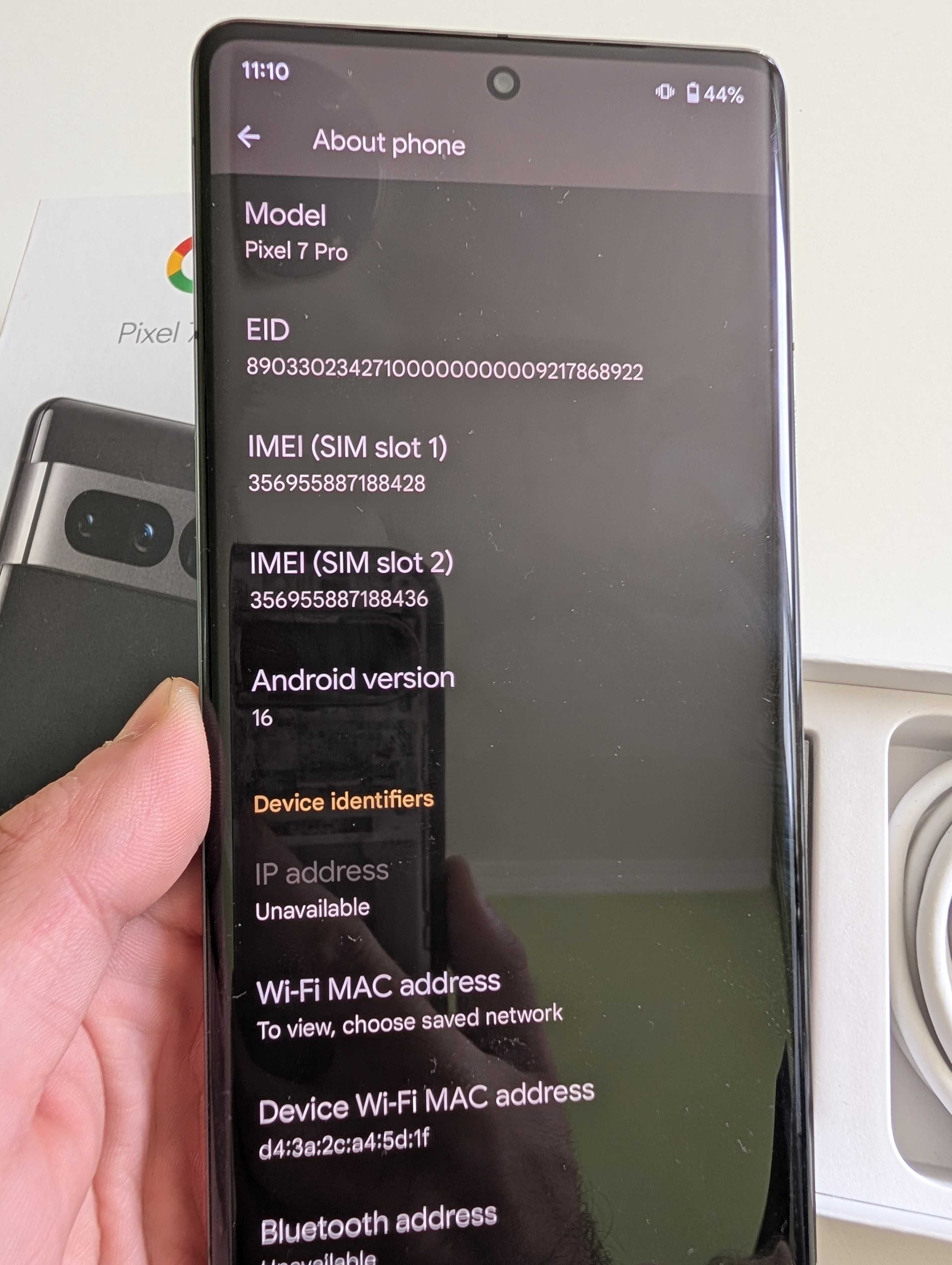 Google Pixel 7 Pro