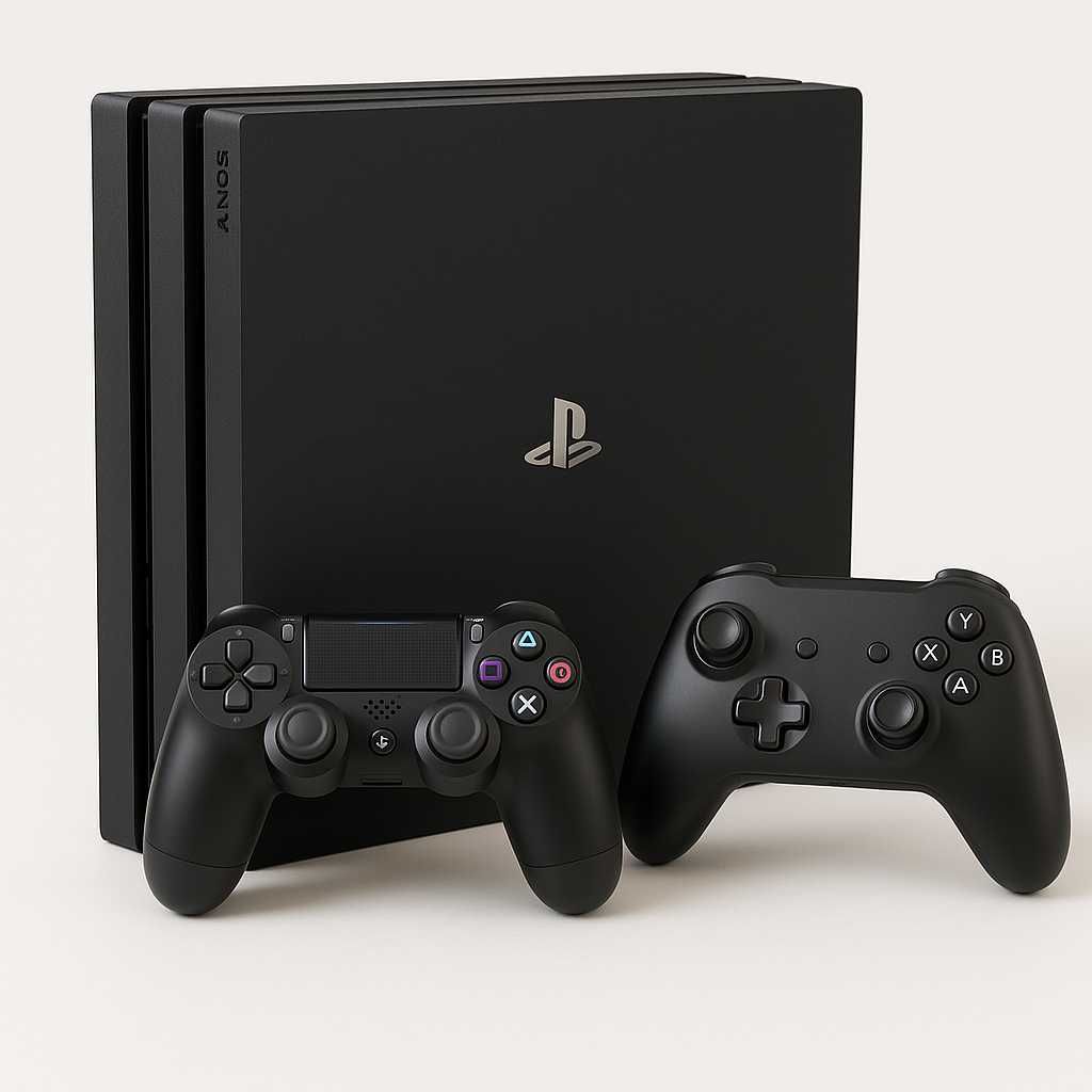 PlayStation 4 Pro 4K (1TB) + 2 ta pult