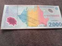 Bancnota de 2000 lei cu eclipsa