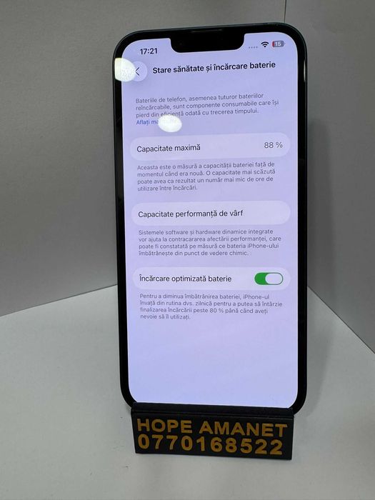 Hope Amanet P1/ iPhone 14, 128 stocare, 88% baterie