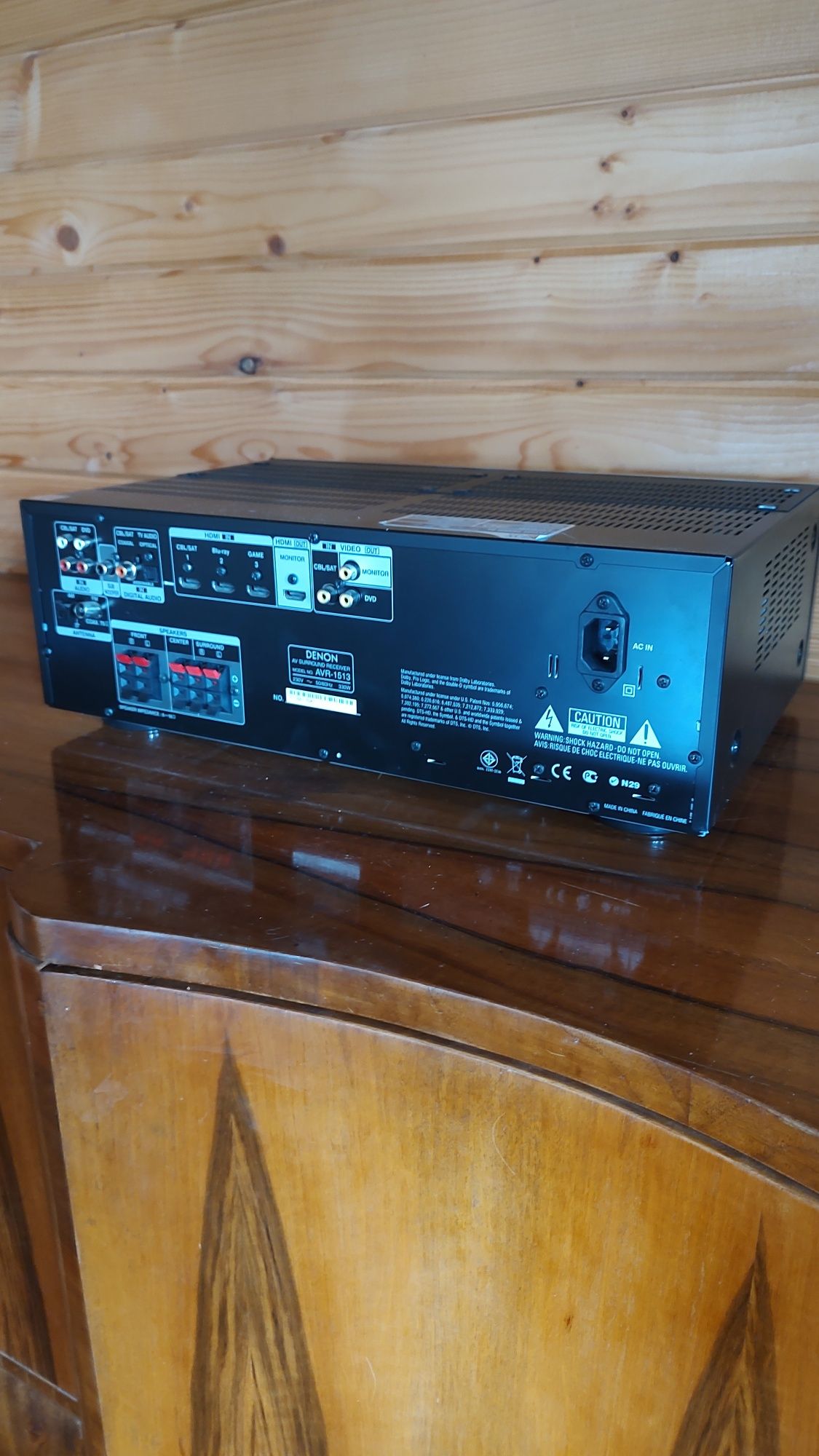 Denon AV Surround Receiver AVR-1513 / 5x110 Watt