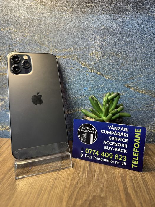 Iphone 12 Pro/256Gb/Garantie 2Ani Centrul de Telefoane/Rate