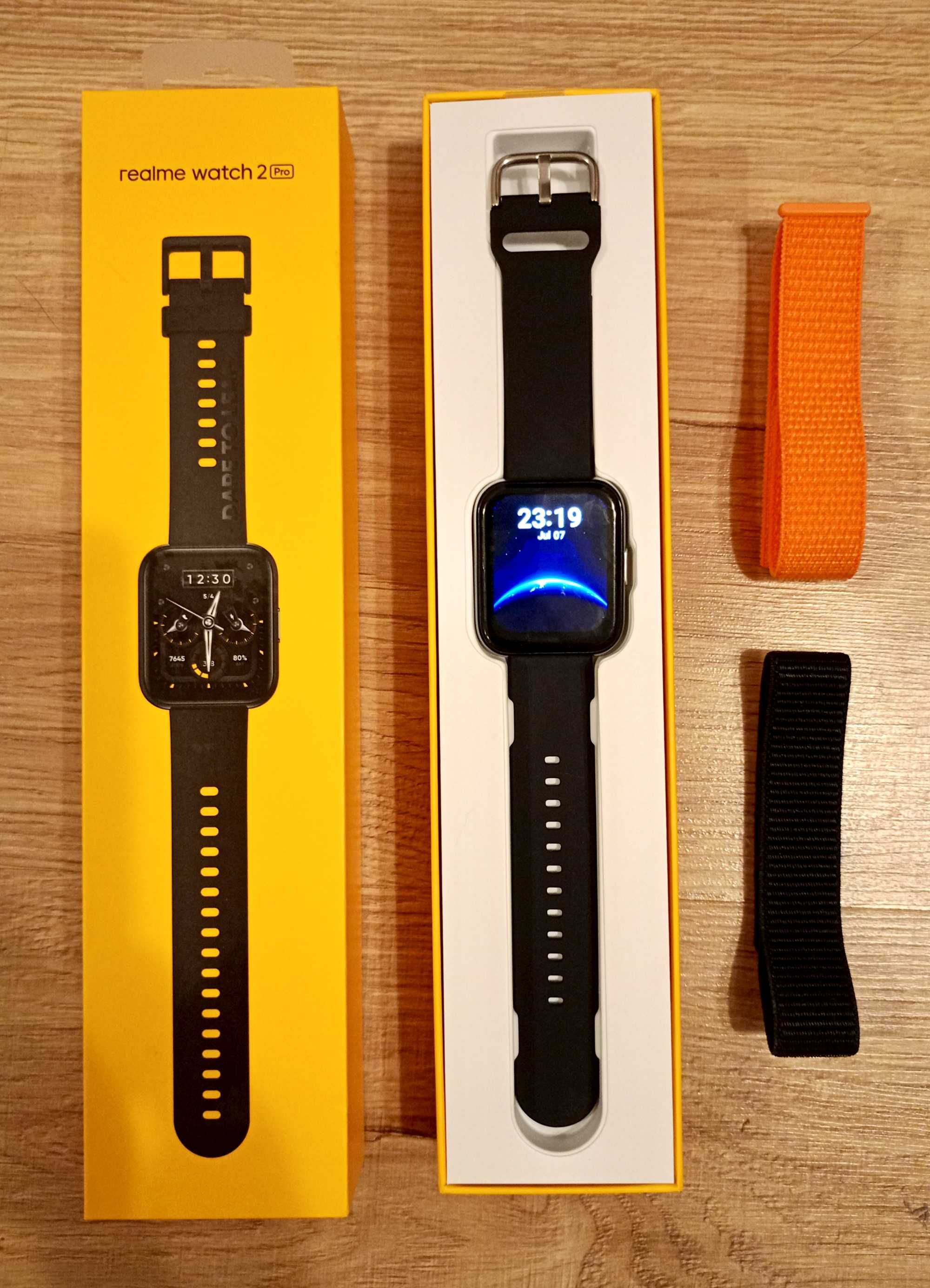 Realme Watch 2 Pro – Смарт часовник с GPS, нова каишка и аксесоари