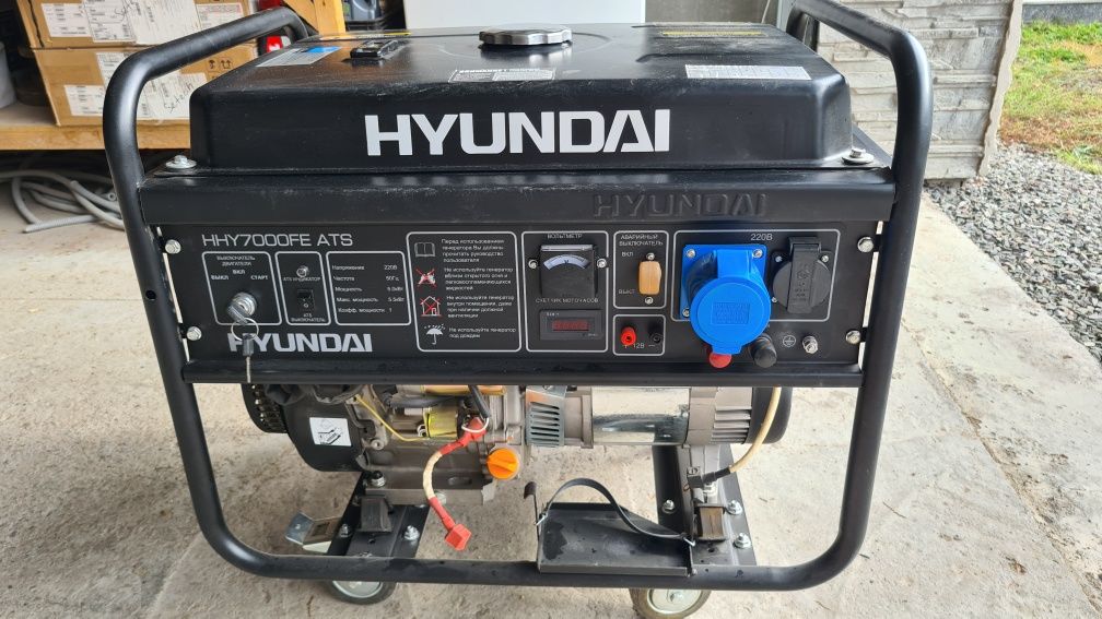 Электрогенератор Hyundai HHY7000FE ATS