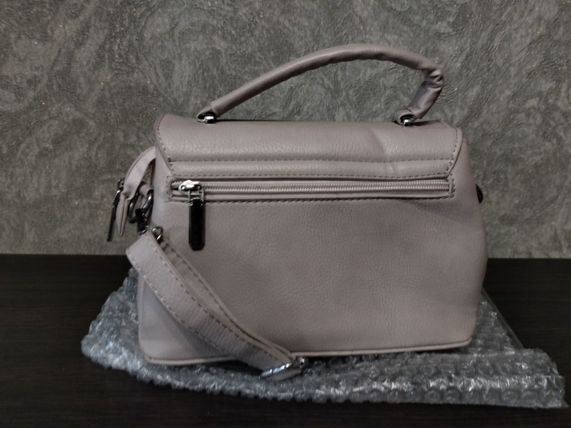 Женская сумка цвет серый