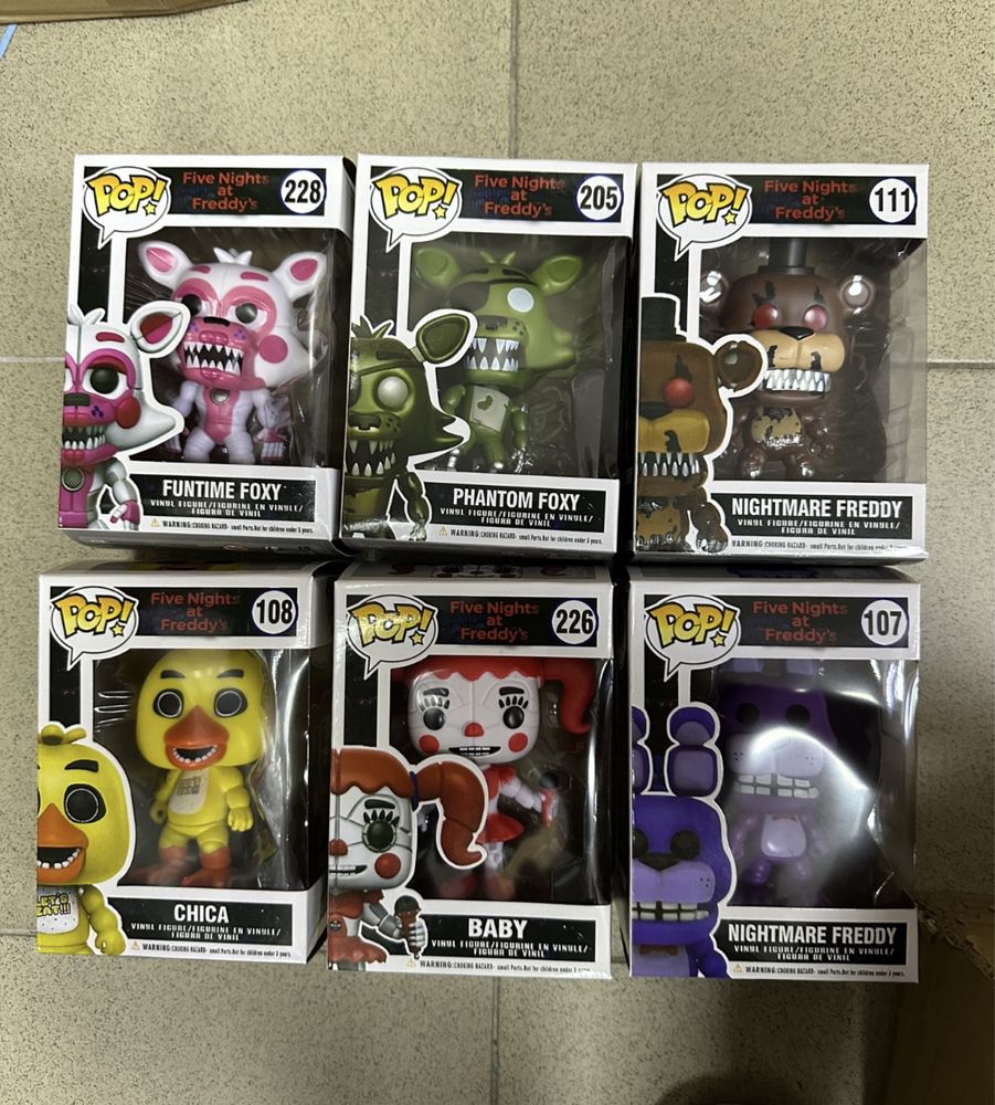 Фигурки Five Nights at Freddy Pop