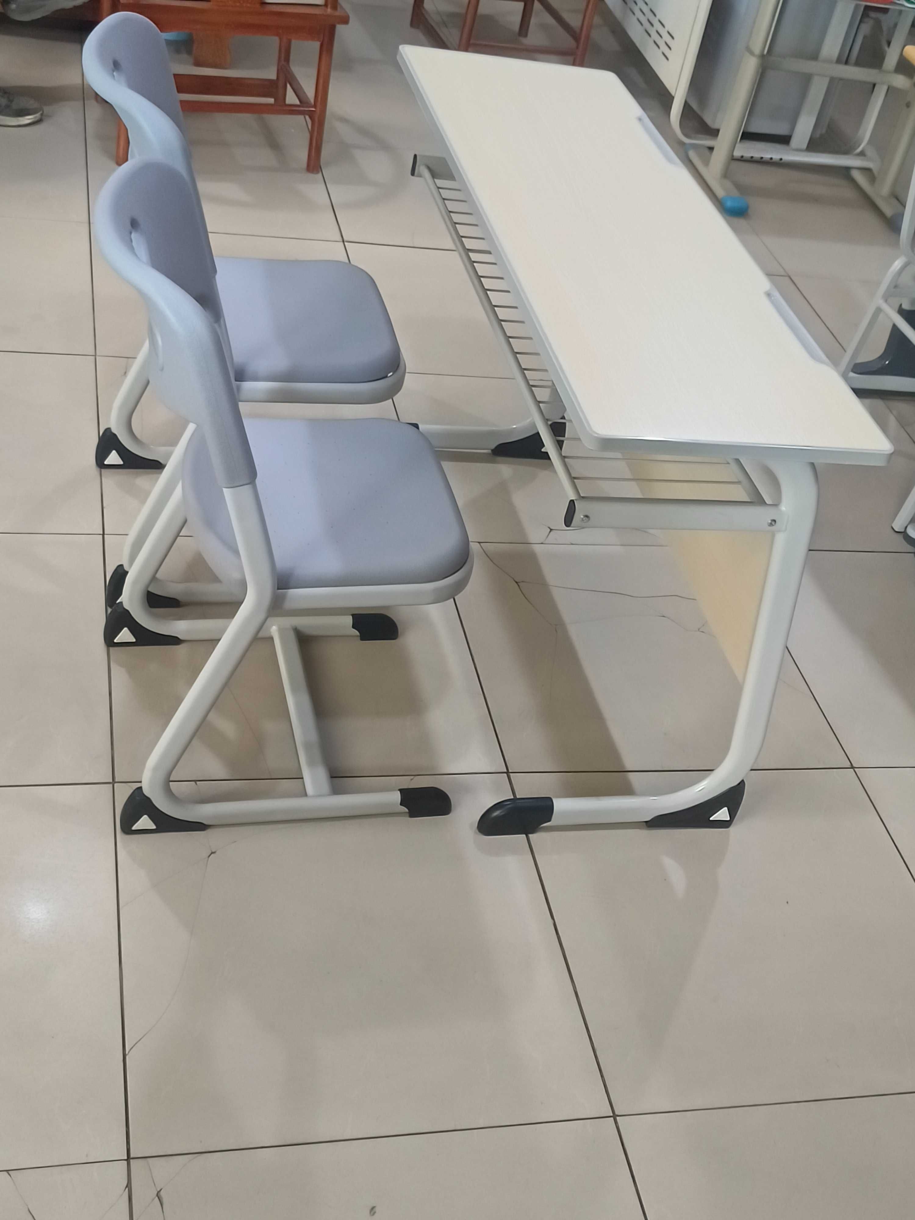 SET Banca Scolara Dubla Cu 2 Scaune, Mobilier Scoala Elevi,