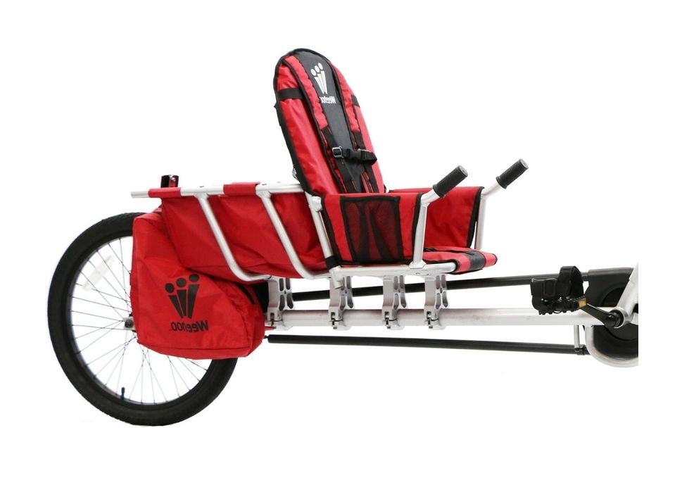 Remorca bicicleta copii