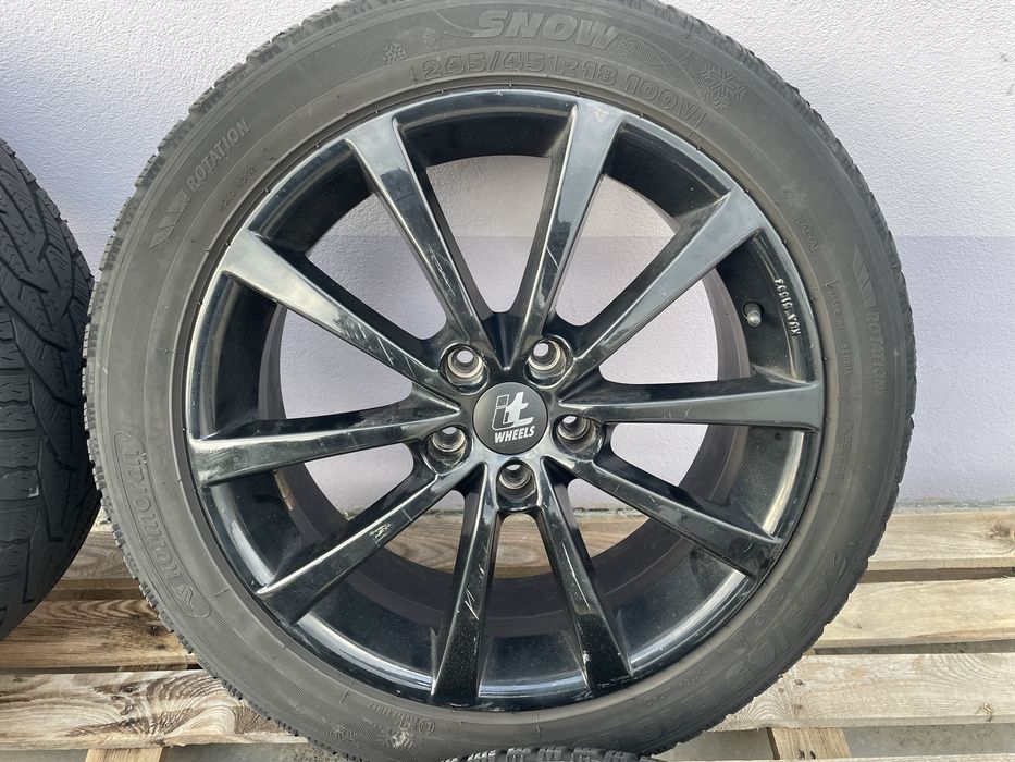 Roti cu anvelope de iarna M+S 245/45 R18 Audi A6 C7