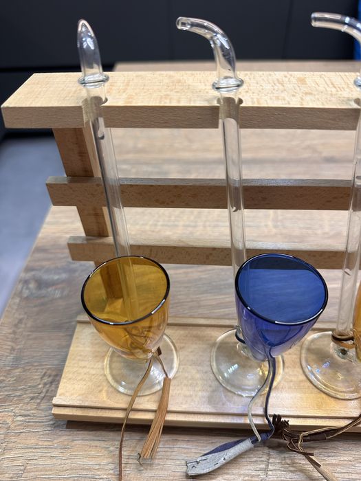 Vand set pahare din DDR de snaps/shot  (arta ,decor,vintage)