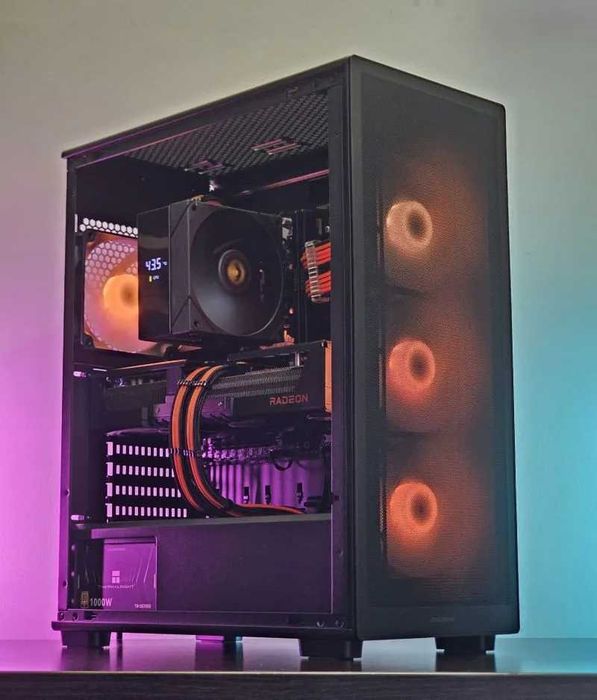 RX 9070XT/Ryzen 7-7800X3D/RAM 32GB/SSD 1TB/ Геймърски компютър DR035