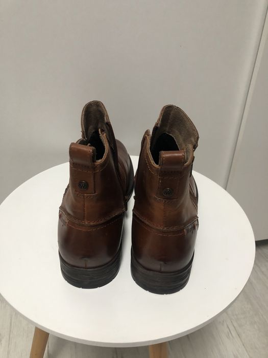 Ghete Wrangler piele noi 45 (cu fermoar)