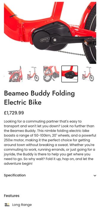 Bicicleta beameo pliabilă - ca nouă! Se vinde sau la schimb