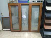 1.5*1.6  Пластик 7600 Стекло пакет тройной  Стекло,  Энжелберк 7600