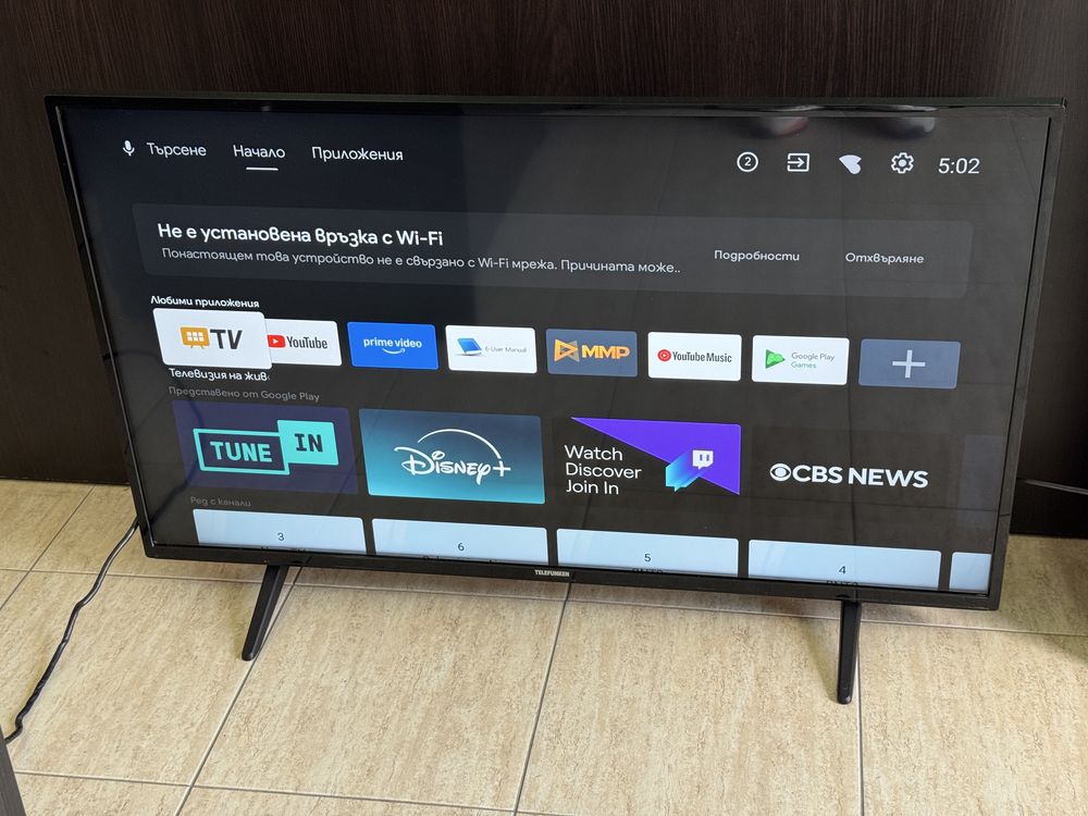 Telefunken 43” инча Smart TV / 4К UHD / 43UA9006