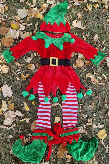 SPIRIDUS SPIRIDUSA costum rochie fulg de nea inger elf pitic pitica