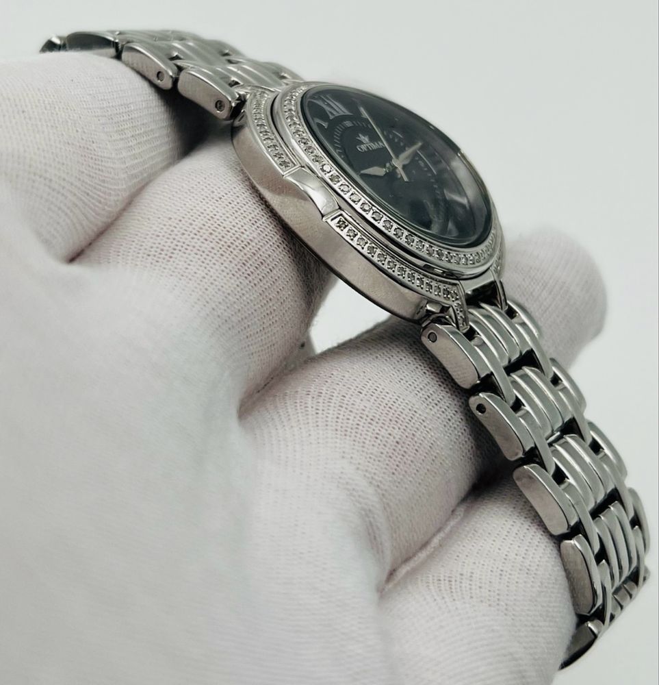 Optima - Swiss Diamond Watch френски дамски часовник с диаманти