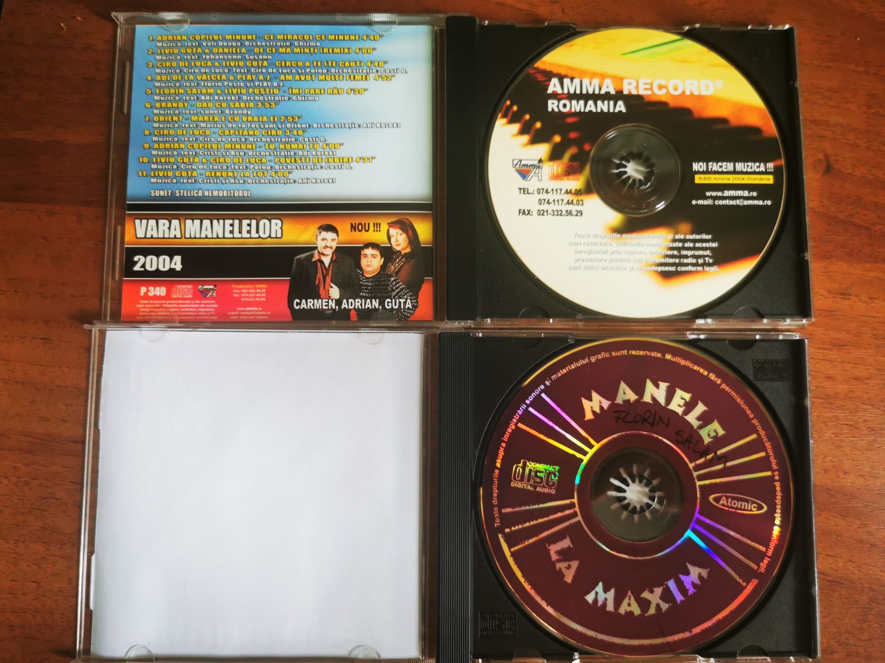 Cd uri Manele Carmen Serban Liviu Guta Florin Salam