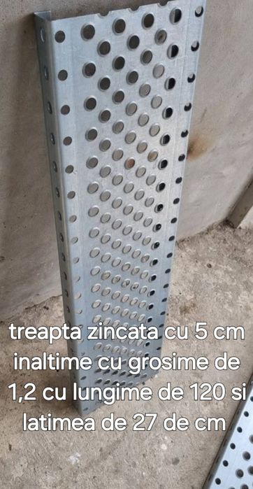 Vand treapta zincate metalice daca va intereseazs sunați la nr de tele