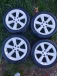Jante 17 5x100, roti continental 215/45/17 Subaru Legacy