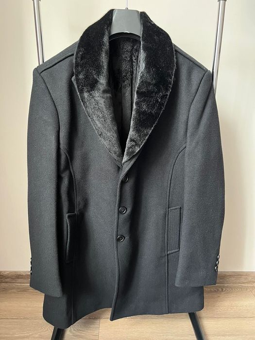 Мъжко палто, черно 1