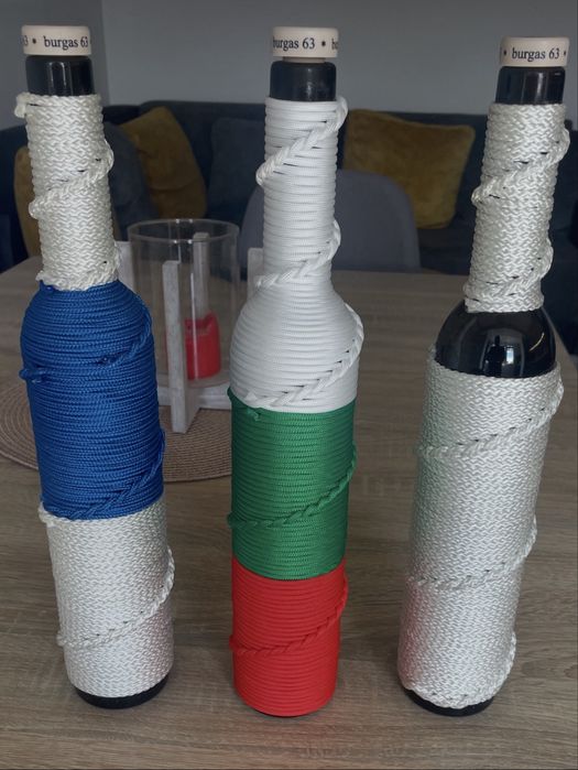 Бутилка българкото знаме