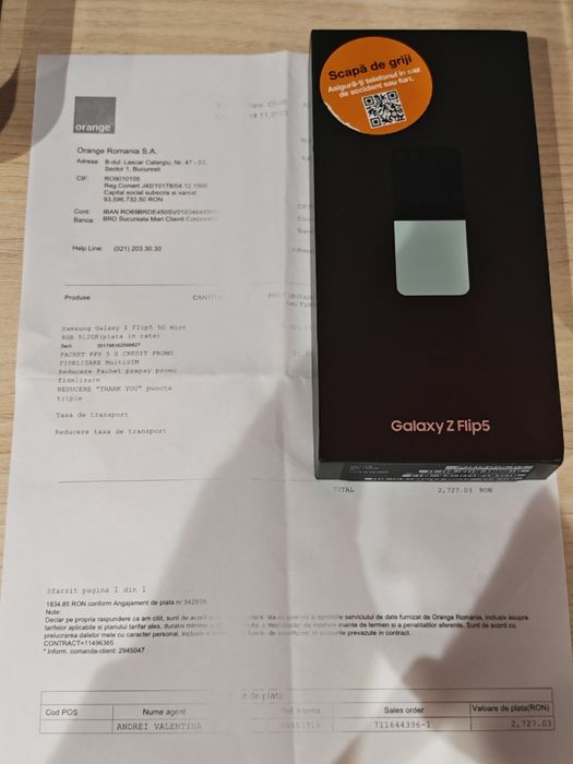 Samsung Z Flip 5 512GB Garantie